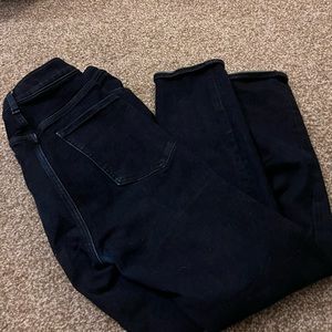 Express dark skinny jeans